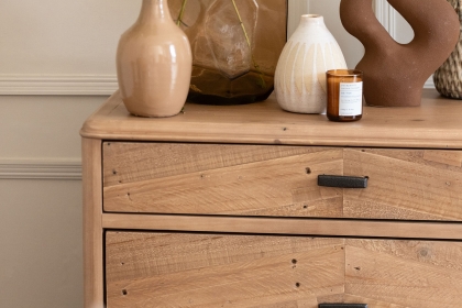 Jude Reclaimed Wood 6 Drawer Wide Chest Of Drawers