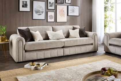 Glamour Plush Extra Large 4 Seater Sofa