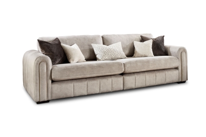 Glamour Plush Large 3 Seater Sofa