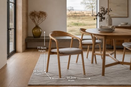 Gallery Direct Madrid Oak Extending Dining Table Set & x6 Dining Chairs Gallery Direct Madrid Oak Extending Dining Table Set & x6 Dining Chairs