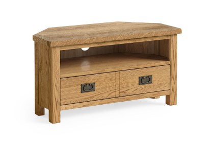 Salisbury Lite Oak Corner Media TV Stand