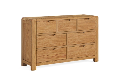 Bergen Oak 3 Over 4 Chest of Drawers