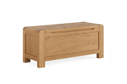 Bergen Oak Blanket Box