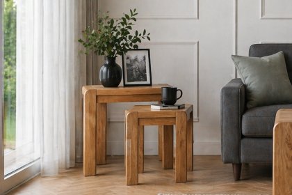Bergen Oak Nest of Tables
