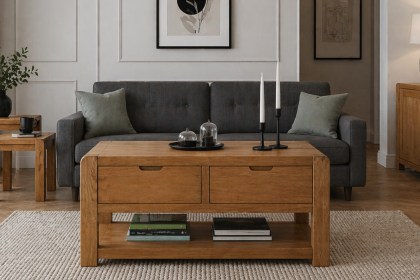 Bergen Oak Coffee Table
