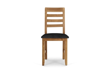 Bergen Oak Dining Chair with Victoria Steel Seat (Pair) Bergen Oak Dining Chair with Victoria Steel Seat (Pair)