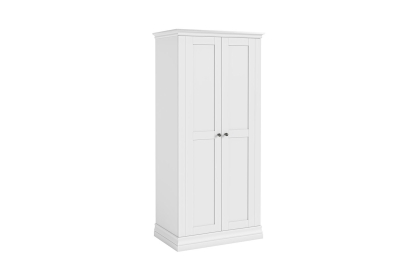 Bordeaux Painted White Full Hanging Wardrobe