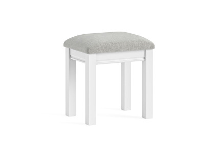 Bordeaux Painted White Dressing Table Stool