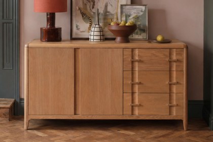 G Plan Maddison Oak Wide Sideboard