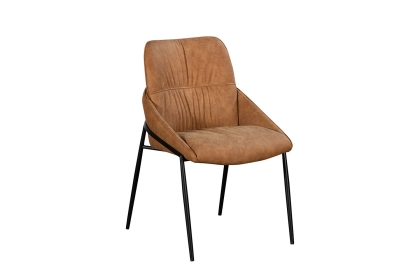 Jackson PU Leather Dining Chair in Tan Jackson PU Leather Dining Chair in Tan