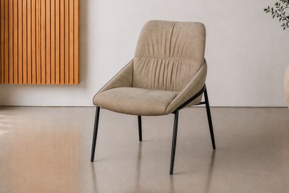 Jackson PU Leather Dining Chair in Taupe Jackson PU Leather Dining Chair in Taupe