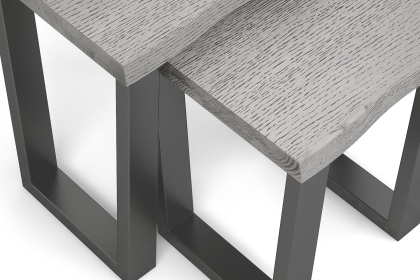 Brooklyn Grey Oak Nest Of Tables