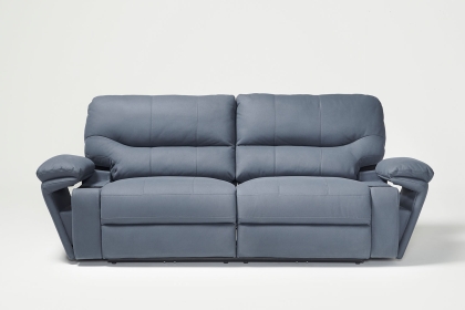 Quantum Cinematic 2 Seater Power Recliner Sofa with Headrest and iTable Arm
