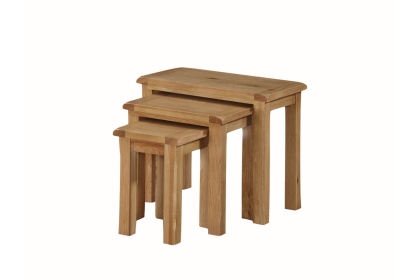 Kilmore Oak Nest of 3 Tables