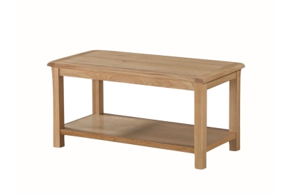 Kilmore Oak Coffee Table with Shelf