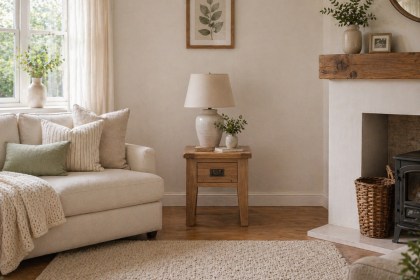Cotswold Rustic Oak Lamp Table Cotswold Rustic Oak Lamp Table