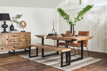 Nixon Reclaimed Wood 140cm-180cm Extending Dining Table Nixon Reclaimed Wood 140cm-180cm Extending Dining Table