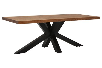 Soho Solid Oak 200cm Holburn Star Base Dining Table