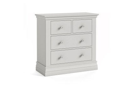 Burgundy Painted Light Grey 2 Over 2 Chest of Drawers Burgundy Painted Light Grey 2 Over 2 Chest of Drawers