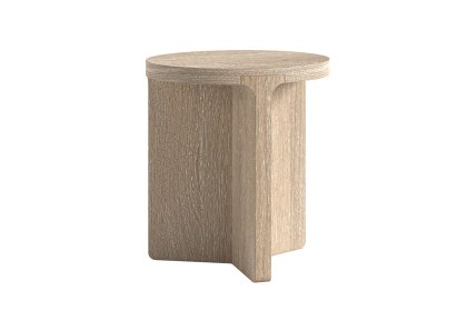 Portobello Oak Round Side Table Portobello Oak Round Side Table