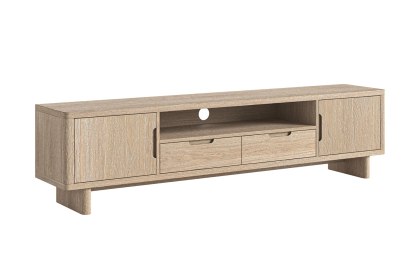 Portobello Oak 200cm Extra Large TV Unit
