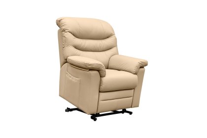 G Plan Ledbury Leather Dual Elevate Riser Chair