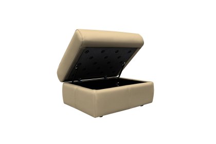 G Plan Ledbury Leather Storage Footstool