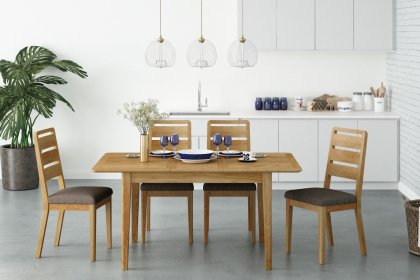 Bath Oak Compact Extending Dining Table Bath Oak Compact Extending Dining Table