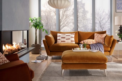 Ellis Fabric Large 3 Seater Sofa