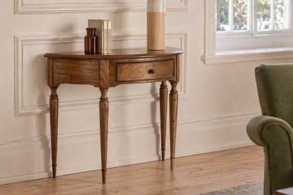 Gallery Direct Highgrove Demi Lune Table