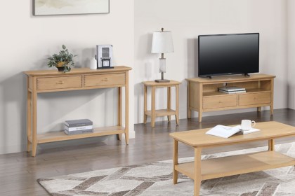 Cotswold Oak Coffee Table with Shelf