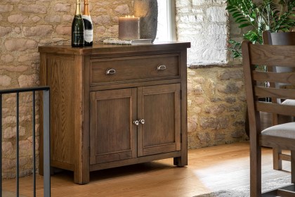 Gallery Direct Hardwick Smoked Oak Small Sideboard