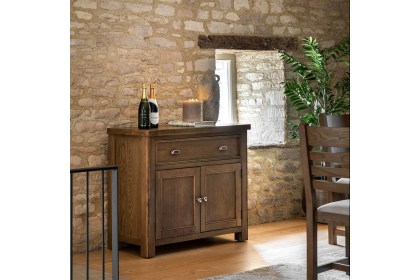 Gallery Direct Hardwick Smoked Oak Small Sideboard