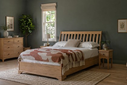 Gallery Direct Malvern Natural Oak Bedframe