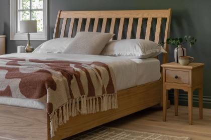 Gallery Direct Malvern Natural Oak Bedframe