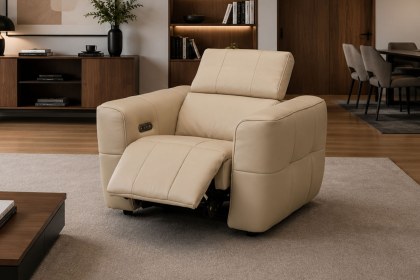 Monaco Arm Chair with Power Recliner and Headrest