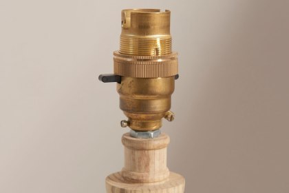 Gallery Direct Bibury Natural Ash Table Lamp Base Gallery Direct Bibury Natural Ash Table Lamp Base