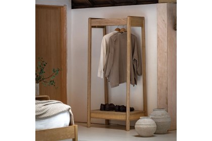 Gallery Direct Bibury Oak Open Wardrobe Gallery Direct Bibury Oak Open Wardrobe
