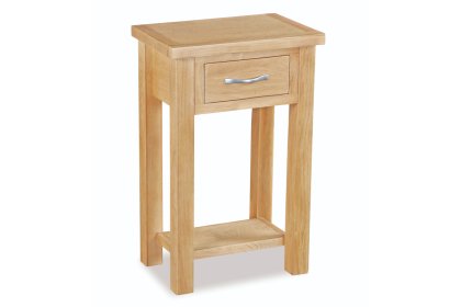 New Trinity Natural Oak Telephone Table