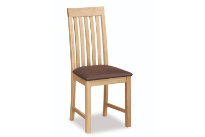 New Trinity Natural Oak Dining Chair (PAIR)