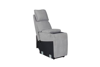 Blaine Console Sectional Unit in Greige Fabric Blaine Console Sectional Unit in Greige Fabric