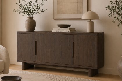 California Dark Oak Large Sideboard California Dark Oak Large Sideboard