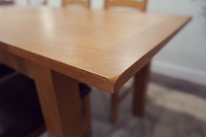 Chester Oak Extending 120-150cm Dining Table Set