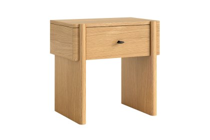 Como Oak Side Lamp Table with Drawer Como Oak Side Lamp Table with Drawer