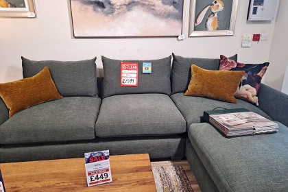 Ex-Display Plymouth - Metro Corner Sofa Group & Footstool