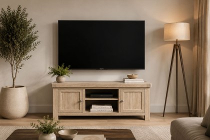 Normandy White Wash 140cm TV Unit Normandy White Wash 140cm TV Unit