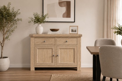 Normandy White Wash Small Sideboard