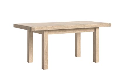 Normandy White Wash Small Ext 140-185cm Dining Table