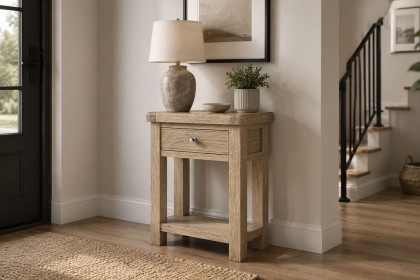 Normandy White Wash Telephone Table