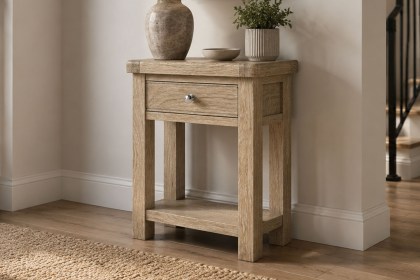 Normandy White Wash Telephone Table